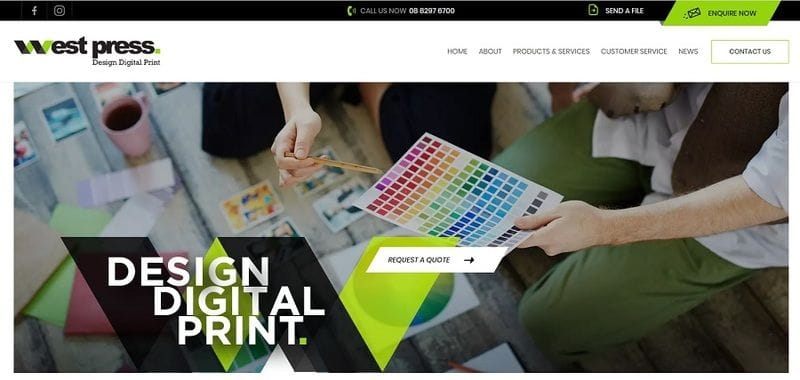 New Designed Website for Westpress New Designed Website for Westpress